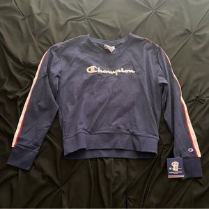 Champion Pullover Cropped Sweater